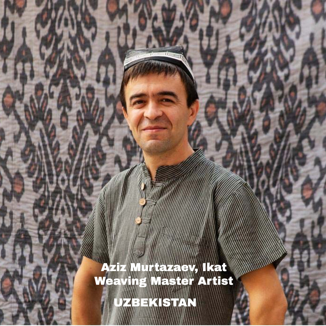 Aziz Murtazaev - Ikat Weaving Master Artist