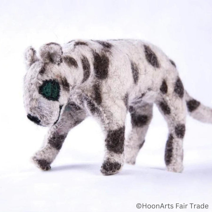 Felt Snow Leopard - Stuffed Animal
