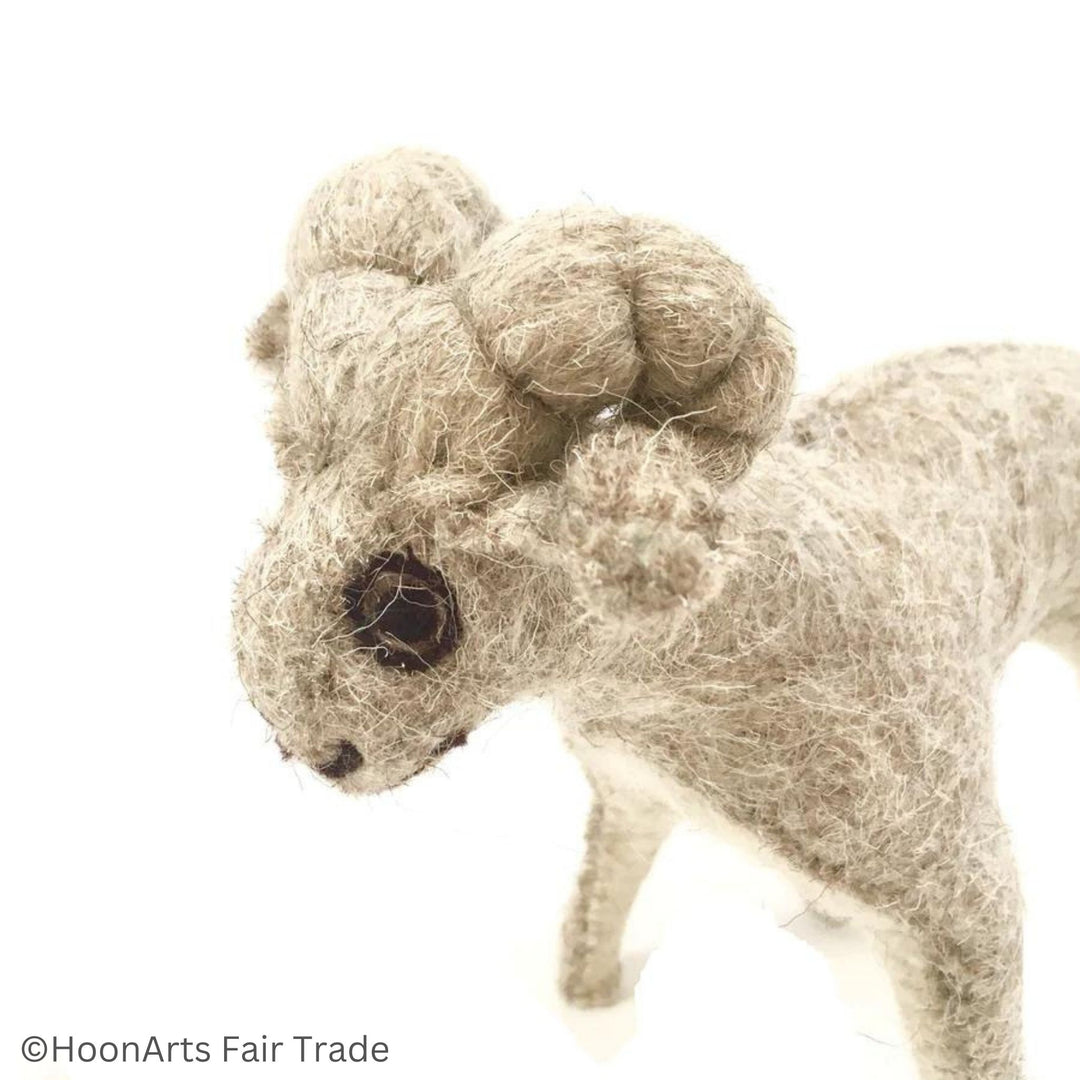 Felted Sheep Close Up
