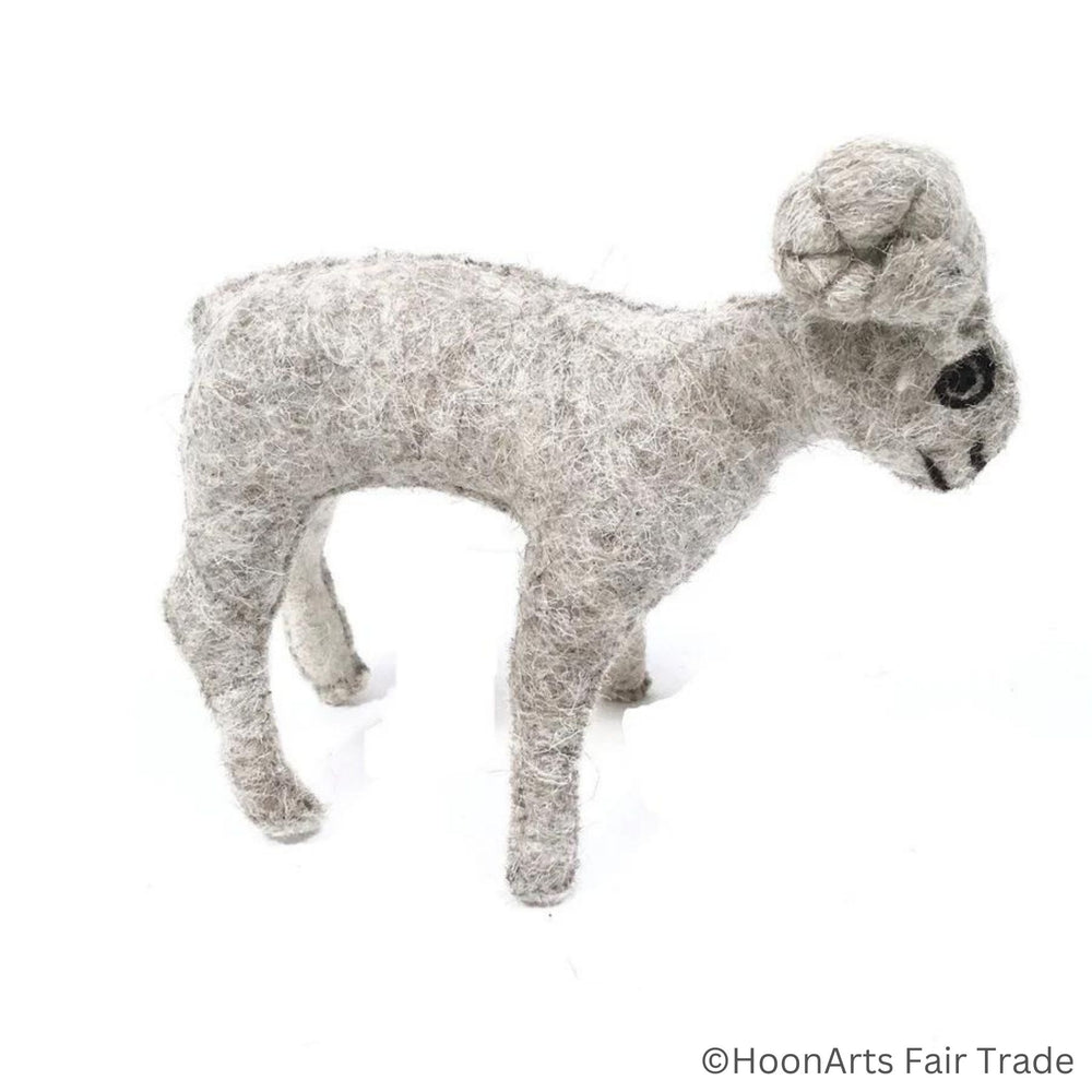 Felted Sheep Side View