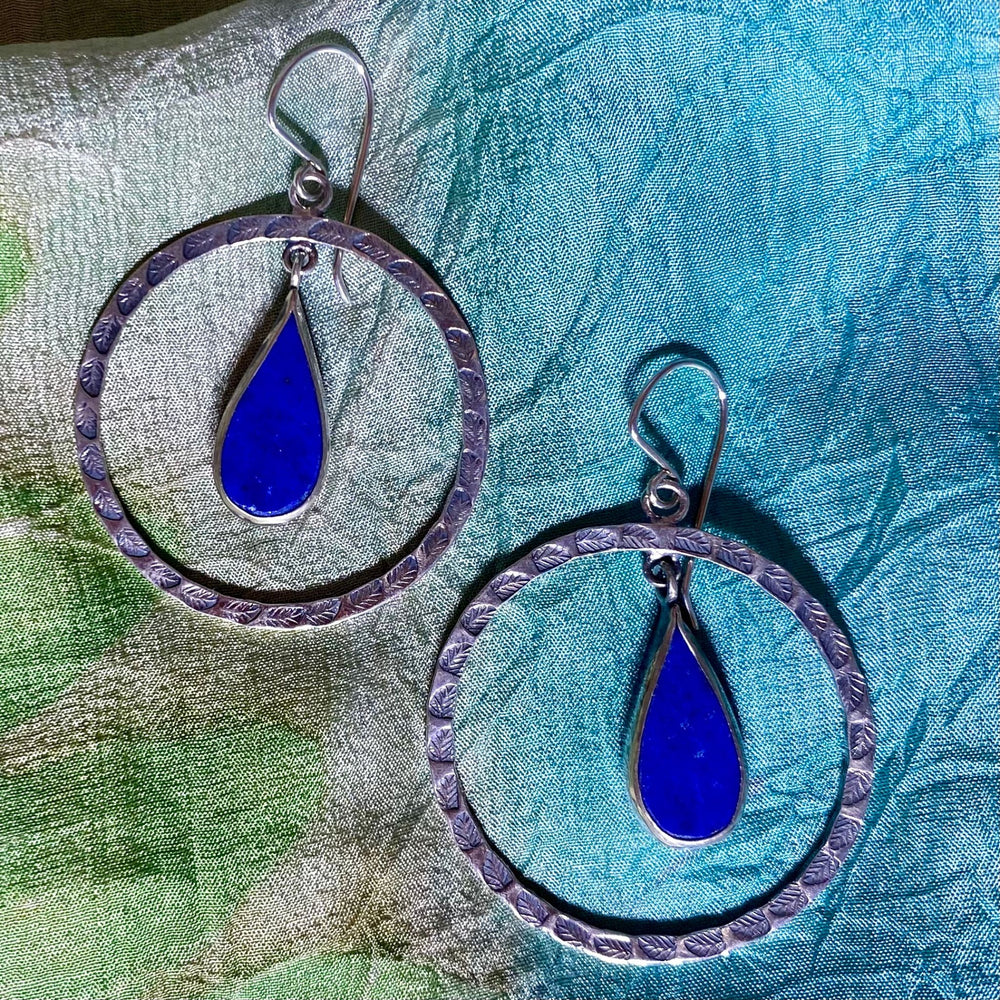 Firuza Silver Earrings