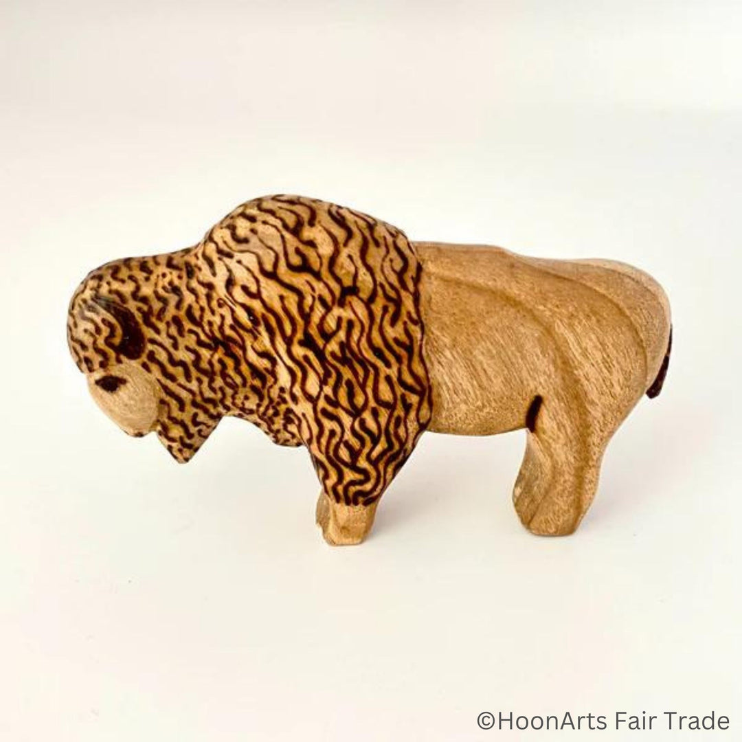 Hand Carved Miniature Bison
