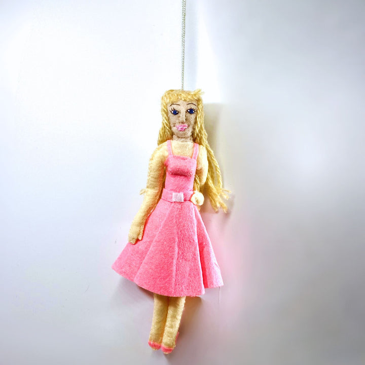 Margot Robbie Barbie Ornament