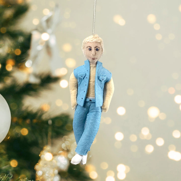 Ryan Gosling Ken Ornament Christmas Tree background