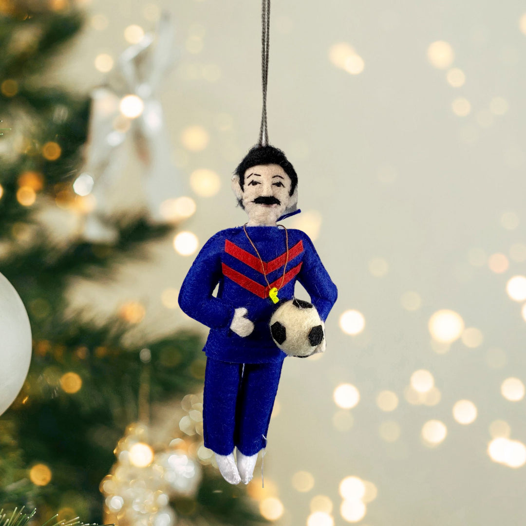 Ted Lasso Ornament Christmas Tree background