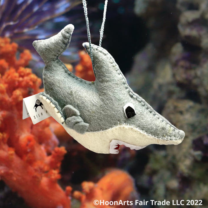 Felt ornament Baby Shark HoonArts Fair Trade