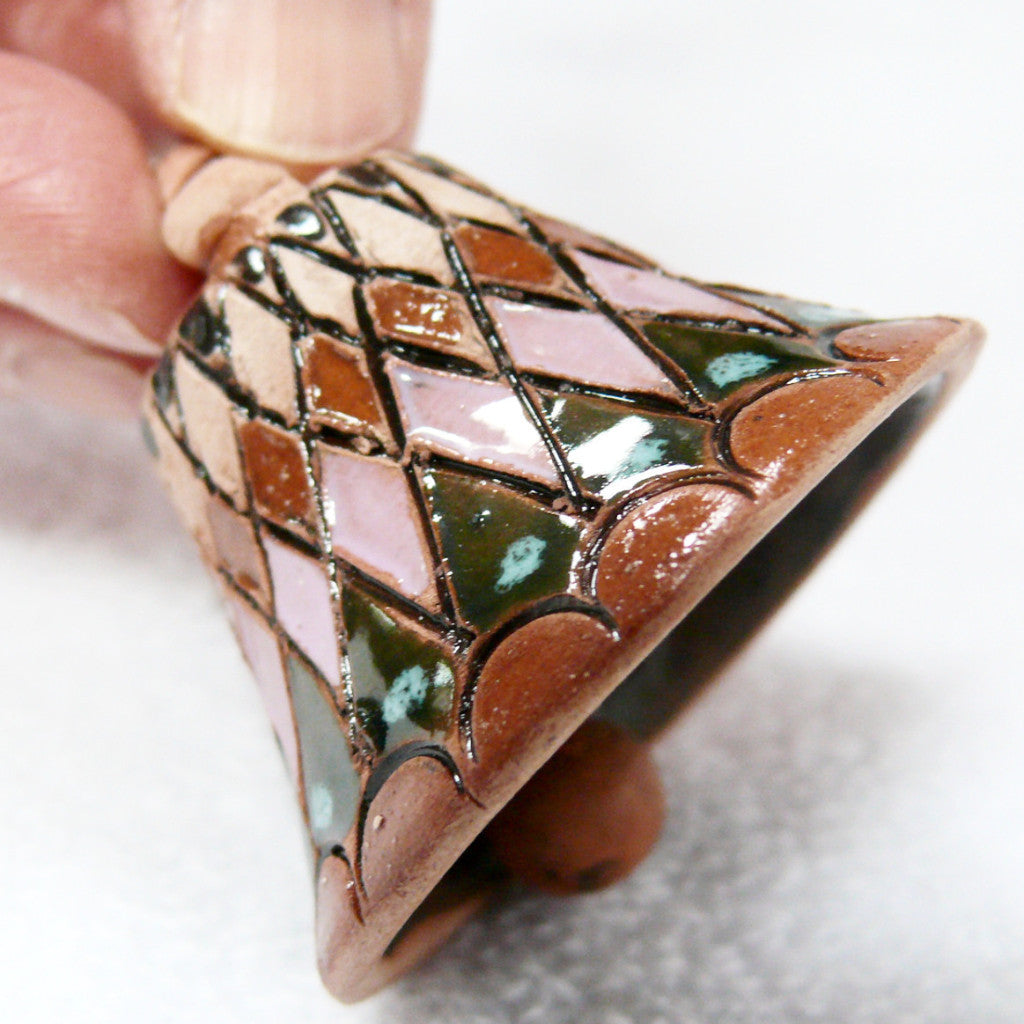 Ceramic Bell Ornament - Fair Trade - HoonArts - 1