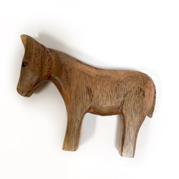Hand carved Walnut Donkey from Tajikistan
