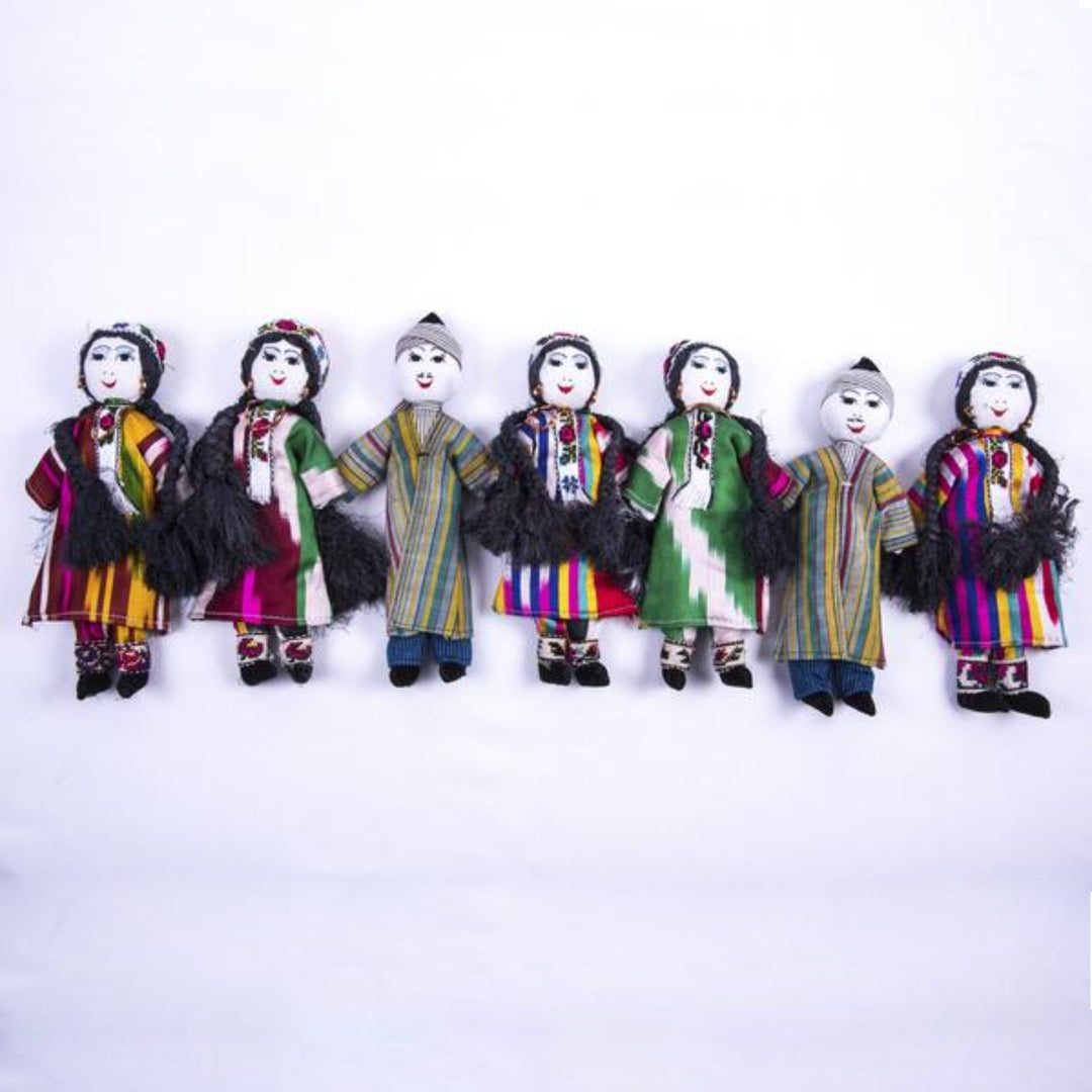International Dolls in Traditional Tajik Dress - Fair Trade - HoonArts - 2