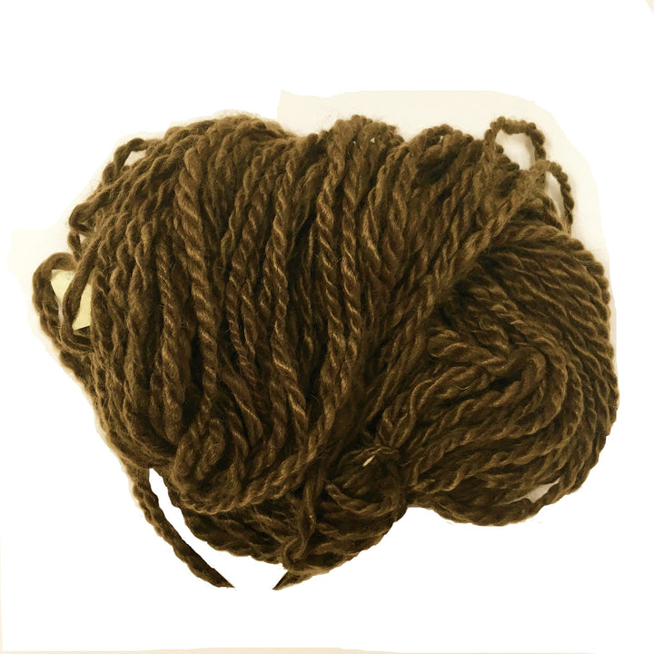 Hand Spun Mohair Yarn - Dark Brown - HoonArts - 1