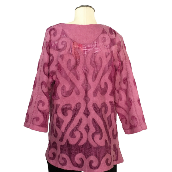 Pink Nuno Felted Jacket from Seven Sisters