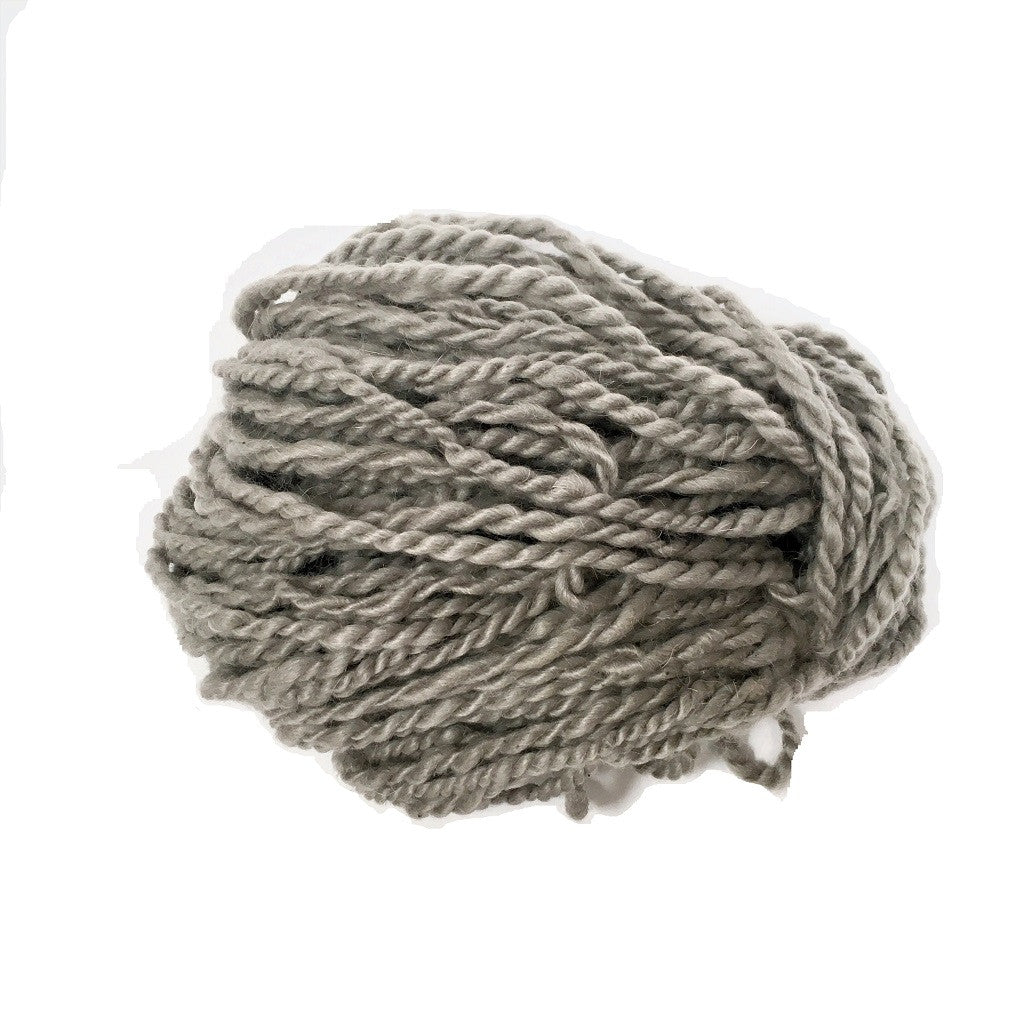 Hand Spun Mohair Yarn - Silver Grey - HoonArts - 1
