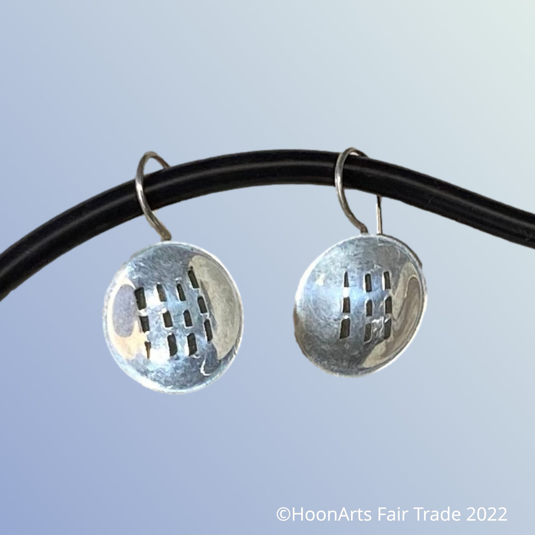 Silver earring Ayana