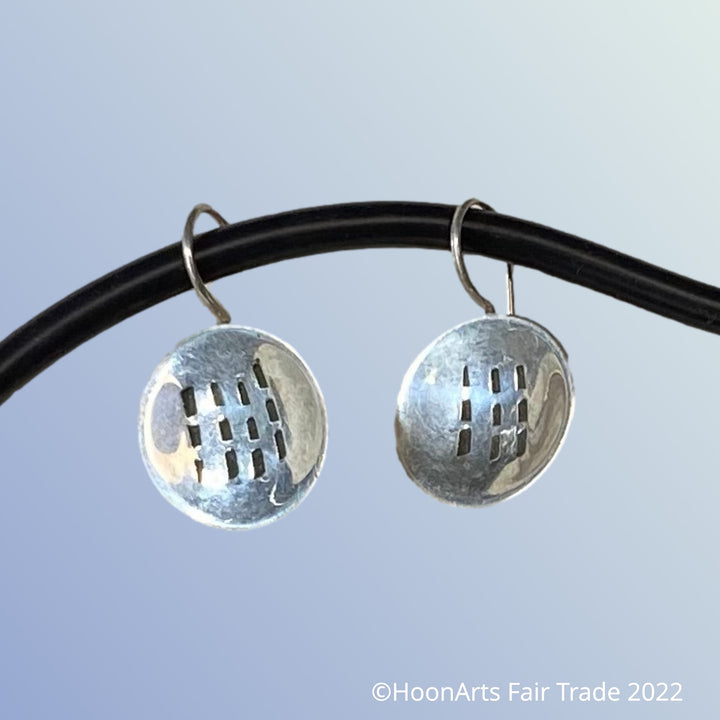 Silver earring Ayana