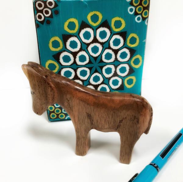 Hand carved Miniature Donkey